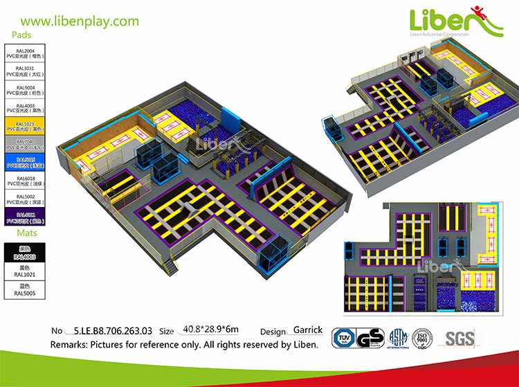 saudi trampoline park design