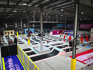 Lovely Style Indoor Trampoline Park in Suqian, China